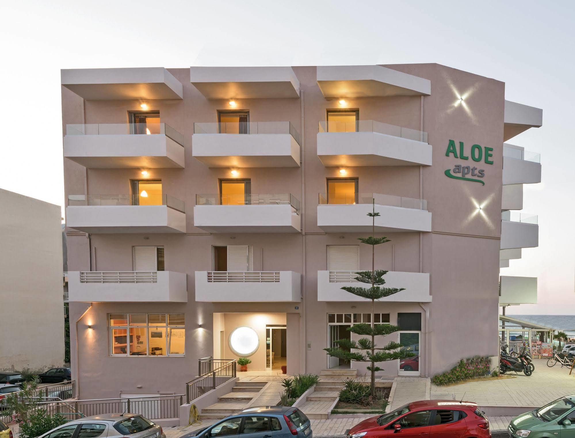 Aloe Apartments Rethymno  ภายนอก รูปภาพ